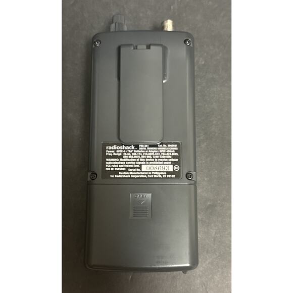 Radio Shack Pro-651 Digital Trunking Scanner Battery Pack Manual Tested Video - Picture 4 of 15